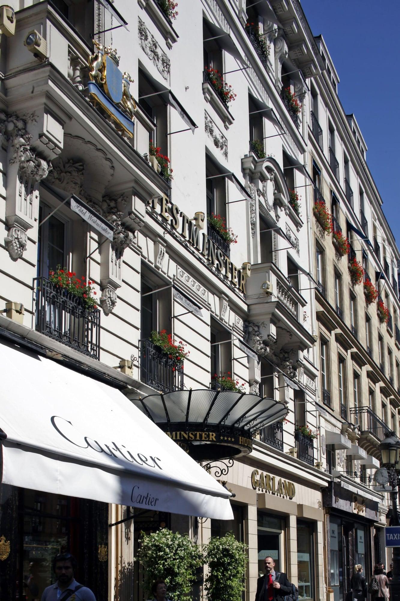 Hotel Westminster Paříž Exteriér fotografie